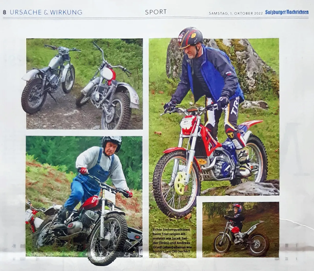 Gradl Andreas in den Salzburger Nachrichten